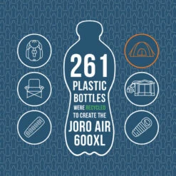 Vango Joro Air 600XL Sentinel Eco Dura Tent -Vango Joro Air 600XL Bottle Count small