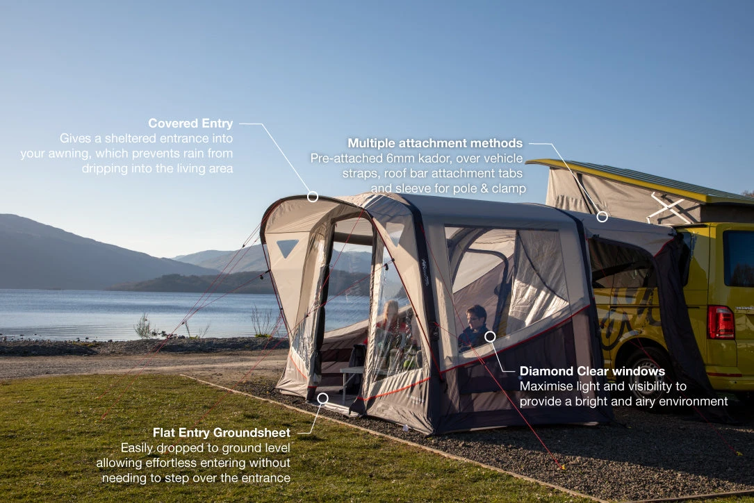 Vango Tolga Air VW Drive Away Awning - Grey 3 Vango Tolga Air VW Drive Away Awning - Grey - Image 3