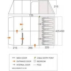 Vango Casa Lux 7 Person Family Tent -Vango Vango Casa Lux 7 Person Family Tent 1