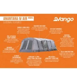 Vango Anantara IV Air 450XL Tent -Vango anantara iv air 450xl 3