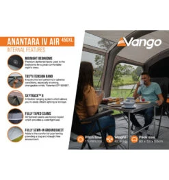 Vango Anantara IV Air 450XL Tent -Vango anantara iv air 450xl 7