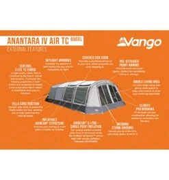 Vango Anantara IV Air TC 650XL Tent -Vango anantara iv air tc 650xl 3
