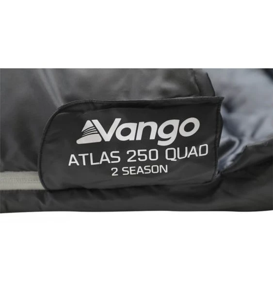 Vango Atlas 250 Quad Sleeping Bag - Black 2 Vango Atlas 250 Quad Sleeping Bag - Black - Image 2