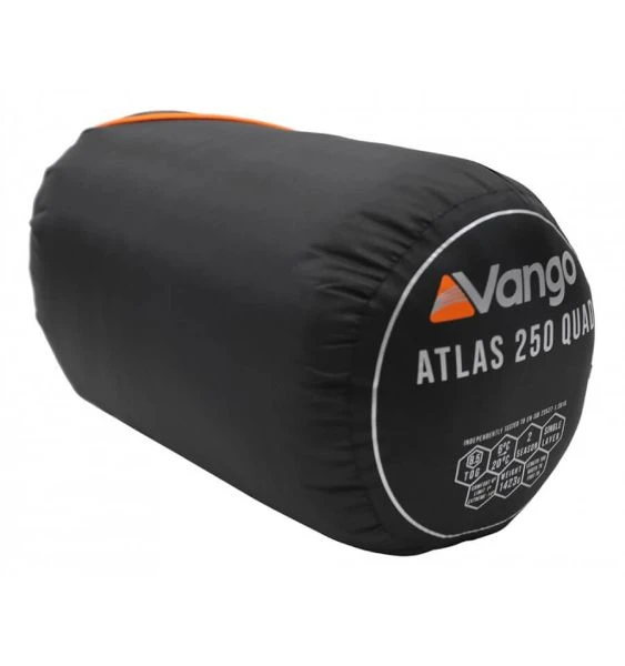 Vango Atlas 250 Quad Sleeping Bag - Black 5 Vango Atlas 250 Quad Sleeping Bag - Black - Image 5