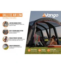 Vango Galli CC Air Low Drive Away Awning -Vango galli cc air low 3