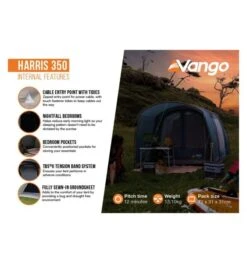 Vango Harris 350 (Poled) Tent 2023 -Vango harris 350 image 4