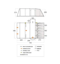 Vango Rome II 650XL Airbeam Tent - With Free Footprint 16 Vango Rome II 650XL Airbeam Tent - With Free Footprint -Vango rome ii air 650xl