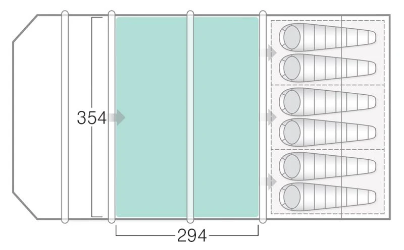Vango Joro 600XL Carpet - CP131 - Image 2