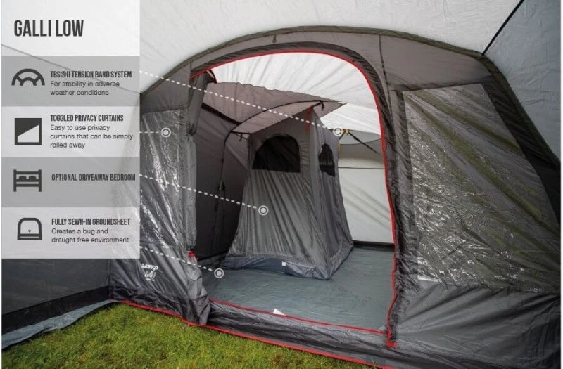 Vango Galli Low (Poled) Awning 2023 5 Vango Galli Low (Poled) Awning 2023 - Image 5