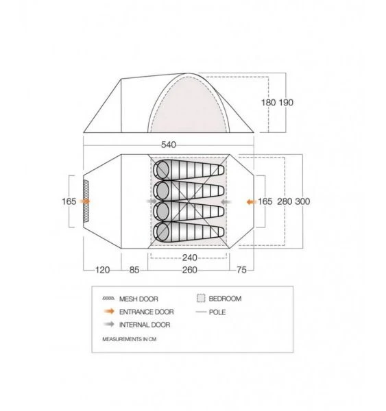 Vango Mokala 450 Tent 2022 2 Vango Mokala 450 Tent 2022 - Image 2