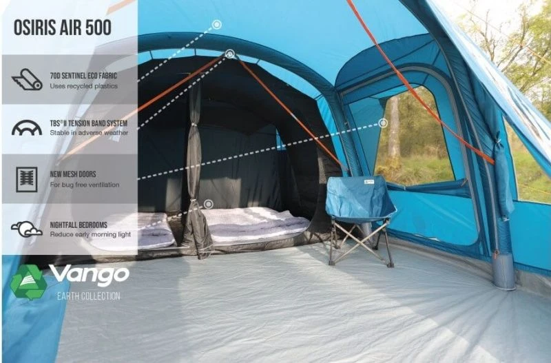 Vango Osiris Air 500 Airbeam Tent 2022 5 Vango Osiris Air 500 Airbeam Tent 2022 - Image 5